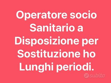 Sono disponibile da subito