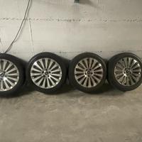 set completo gomme + cerchi dunlop winter sport