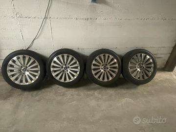 set completo gomme + cerchi dunlop winter sport