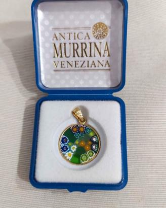 Ciondolo antica murrina veneziana