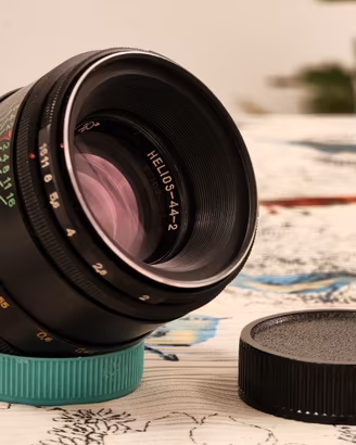 Helios 44-2 58mm f2 obiettivo ZENIT FOTO VIDEO M42