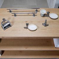 set accessori bagno FALPER in ottone cromato 