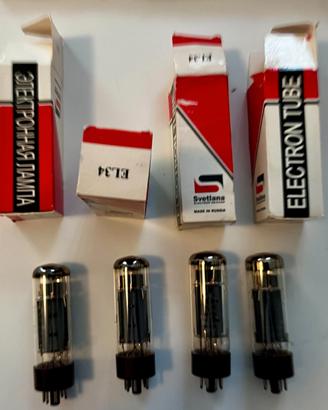Valvole EL34 SVETLANA Quartetto Selezionato
