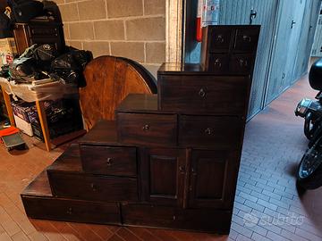 Cassettiera da sottoscala 