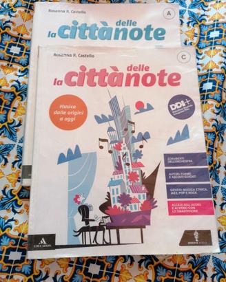 Libro scuola media la città delle note