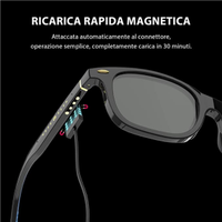 Occhiali da sole con oscuramento automatico