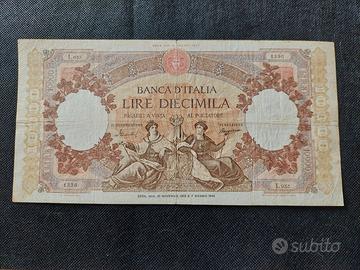 Banconota 10.000 lire Regine del Mare