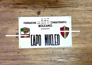 insegna targa tabella storica originale epoca 1925