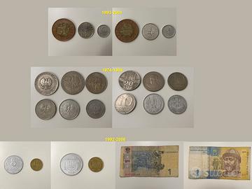 Lotto monete banconote Europa Orientale