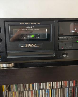 Piastra a cassette Aiwa ad f810 tre testine 