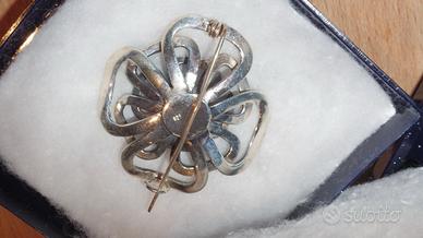 Spilla in argento "la chiave"