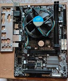 Scheda madre Gigabyte GA-B85M-HD3 + cpu i3-4170