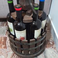 Porta vino in legno per 6 bottiglie