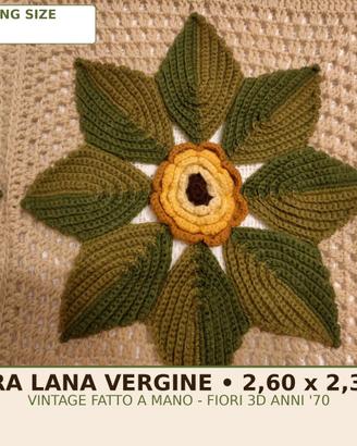 Coperta uncinetto vintage