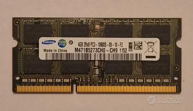 RAM DDR3 Notebook Samsung - Banchi 4GB 2GB   1GB