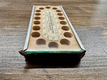 Scatola originale in legno per orologiaio