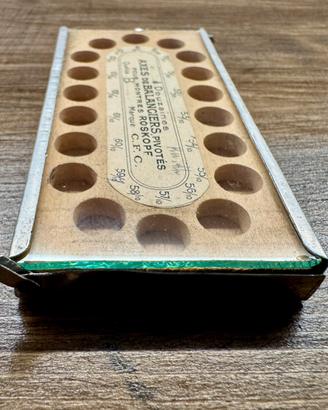 Scatola originale in legno per orologiaio