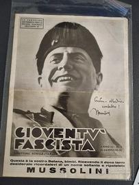 Periodico originale anni ’30 – “Gioventù Fascista”