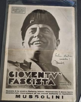 Periodico originale anni ’30 – “Gioventù Fascista”