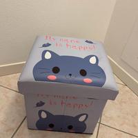 Pouff contenitore per bambini