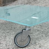 Tavolino Salotto Vetro - Simile GAE AULENTI 1980