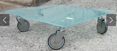 Tavolino Salotto Vetro - Simile GAE AULENTI 1980