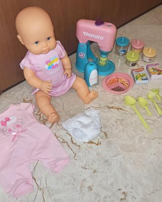 BAMBOLA NENUCO "COSA MANGIAMO OGGI.