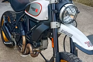 Ducati scrambler desert sled.