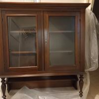 Credenza in arte povera noce scuro