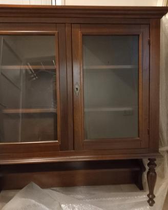 Credenza in arte povera noce scuro