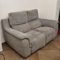 Divano 2 posti con relax elettrico