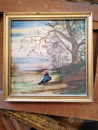 Faenza mattonella dipinta