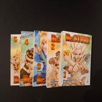 Dr. Stone manga, volumi 1-5 italiani Star Comics