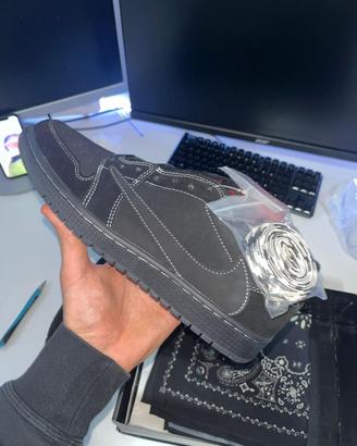 Nike air jordan 1 Low X Travis Scott Black Phantom
