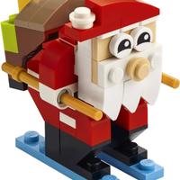 LEGO 30580 Lego Creator - Babbo Natale sugli sci