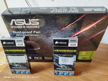 Scheda grafica + 8gb di Ram