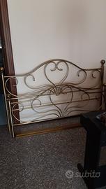 letto in ottone