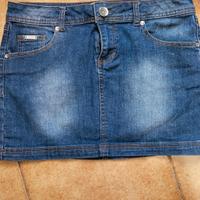 minigonna in jeans 