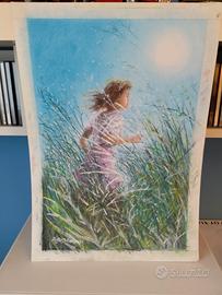 quadro matita e gessetti 