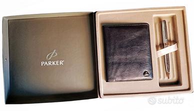 GIFT BOX PORTAFOGLIO + SFERA PARKER SONNET LUSTRE