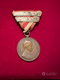 Medaglia al Valore, argento, prima guerra mond.