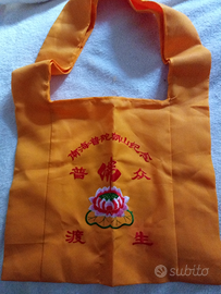 Borsa yoga, fiore di loto, buddha