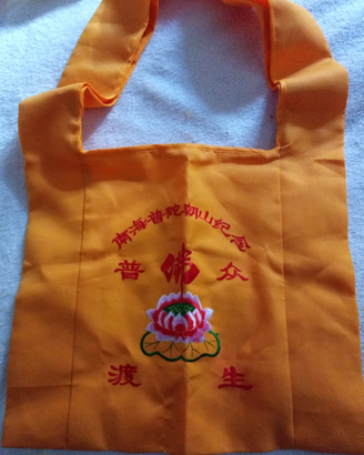 Borsa yoga, fiore di loto, buddha