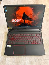 Notebook Pc Gaming Acer Nitro i7 32gb 512 ssd GTX