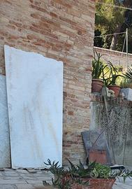 Lastra marmo e di vetro/cristallo 