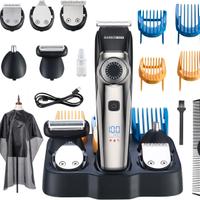 Rasoio Tagliabarba Capelli Trimmer Batteria Nuovo