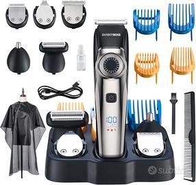Rasoio Tagliabarba Capelli Trimmer Batteria Nuovo