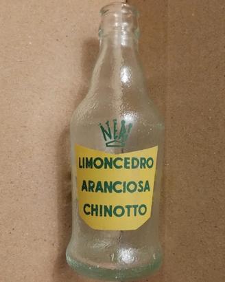 Bottiglia anni 50 bibita Neri Chinotto Chin8 Aranc