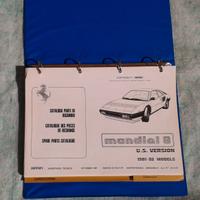 Catalogo ricambi Ferrari Mondial 8 U.S.
