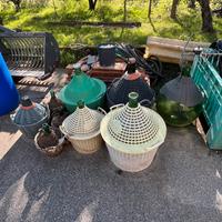 Damigiane vino in vetro x 9